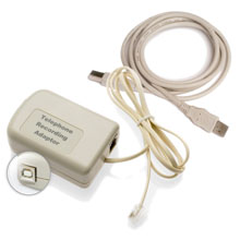 TRI USB Direct PSTN Line Phone Recording Adapter