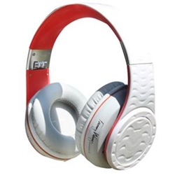 Fanny Wang 2001 White Red Headphones