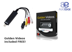 AltoEdge EasyCap Audio/Video USB Capture Device Bundle w/ Golden Videos