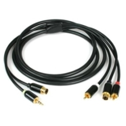 S-Video/RCA to S-Video/3.5mm Stereo 10ft Cable