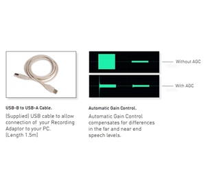 Trillium Direct Line Phone Recording Adapter - USB