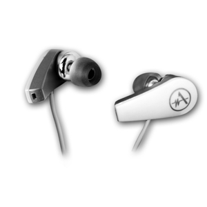 Andrea SuperBeam Ear Buds w/ USB Adapter (White)