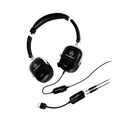 Andrea SuperBeam Headset w/ USB Adapter (Black)