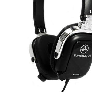 Andrea SuperBeam Headset w/ USB Adapter (Black)