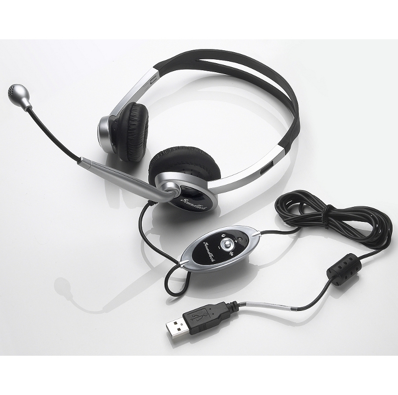 Prestigio USB гарнитура. Micro-USB stereo Headset.