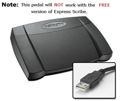 AltoEdge USB Transcription Foot Pedal 