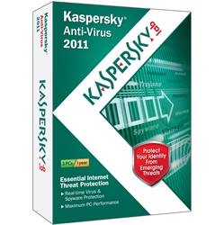 Kaspersky Anti-Virus 2011 3-User Edition