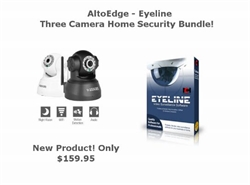 Eyeline Home Security Bundle w/ 3 x Wanscam Wireless IP Camera